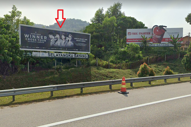 1 Panel Free Standing Billboard at NSE Highway KM451, Sungai Buloh, Selangor (NB off-side)