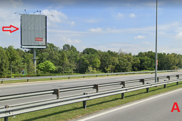 3 Sided Vertical Unipole Billboard at MEX Highway, SKVE, Seri Kembangan, Selangor