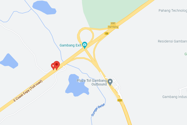 East Coast Expressway KM 216, Gambang, Pahang