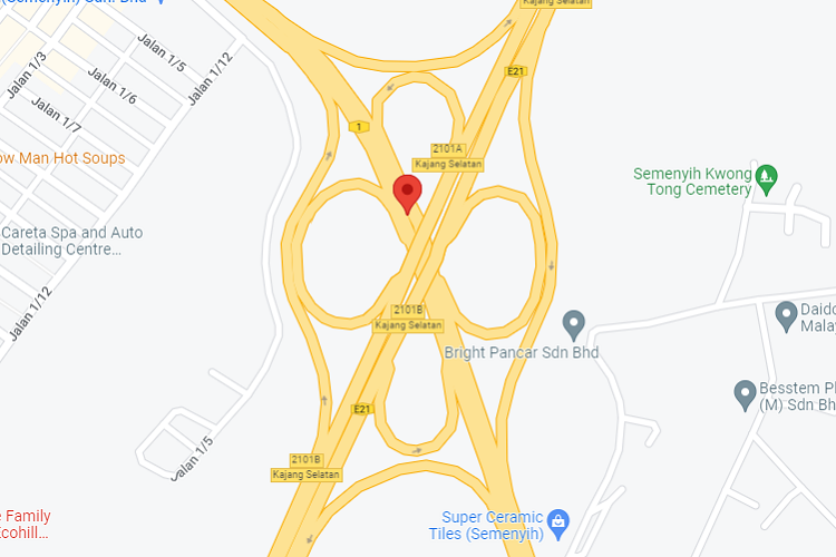 Jalan Semenyih, Kajang, Selangor (at Interchange Kajang - Seremban Highway)