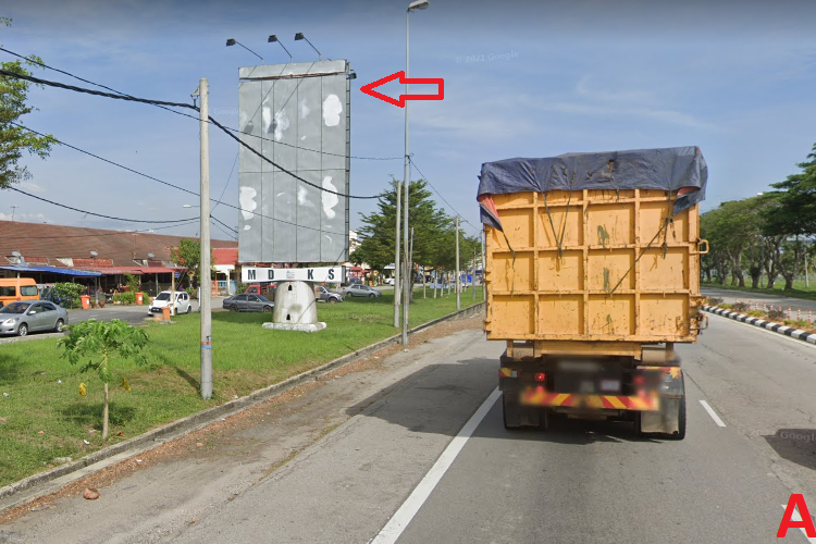 1 Sided Vertical Minipole Billboard at Jalan Klang - Teluk Intan, Kuala Selangor, Selangor