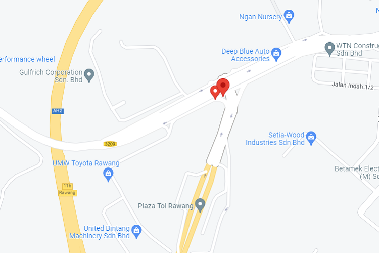 Plaza Tol Rawang Exit, Rawang, Selangor (after exit Plaza Tol Rawang)