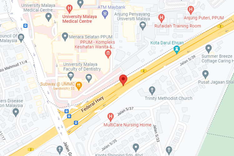 Federal Highway, from Kuala Lumpur / Bangsar, towards Petaling Jaya / Subang / Shah Alam (off road), Selangor