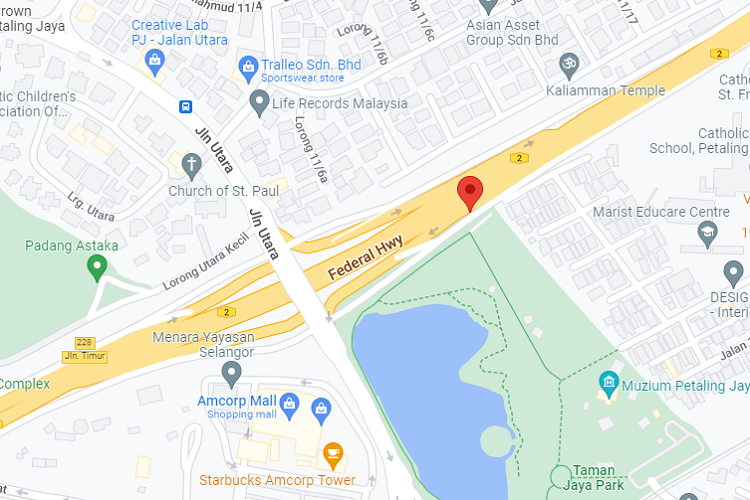 Federal Highway, from Kuala Lumpur / Petaling Jaya towards Subang / Shah Alam, Selangor