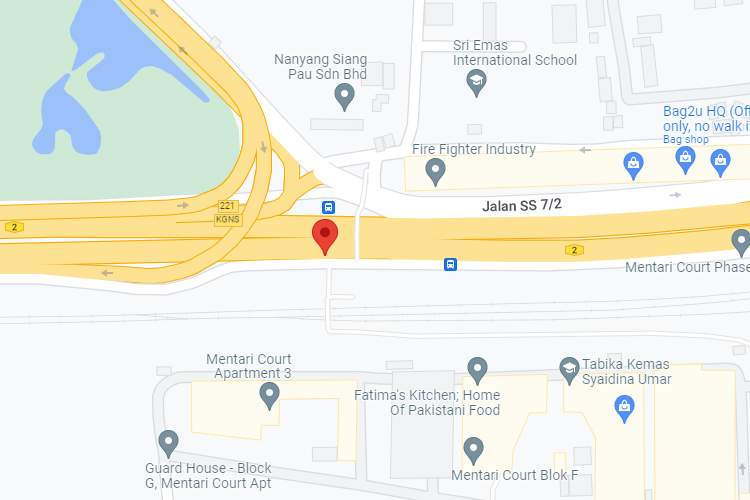 Federal Highway, from Shah Alam / Subang towards LDP Highway / Petaling Jaya / Kuala Lumpur before exit to LDP Highway (B), Selangor