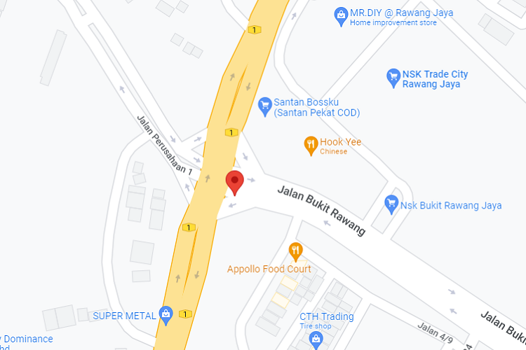 from Jalan Kuala Kubu Bharu towards Rawang / Kuala Lumpur, Selangor