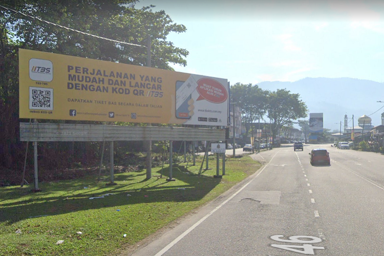 1 Sided Free Standing Billboard at from Kuala Lumpur / Penang towards Interchange Taiping / Selama / Gerik, Perak