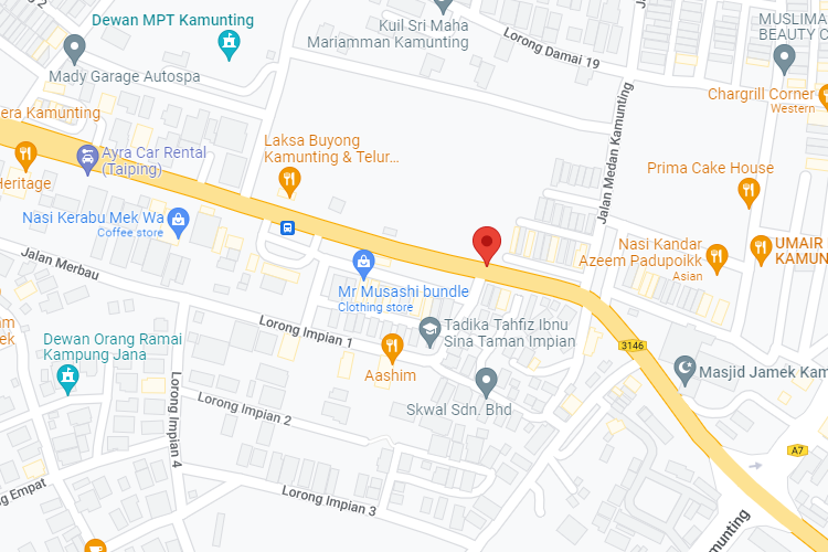 Taiping / Selama / Grik towards PLUS Highway / KL / Pulau Pinang (off road), Perak