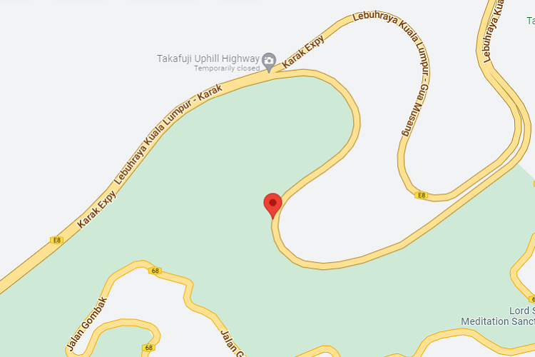 from Kuantan / Karak towards Gombak / Kuala Lumpur at KM 33.90, West bound, Pahang