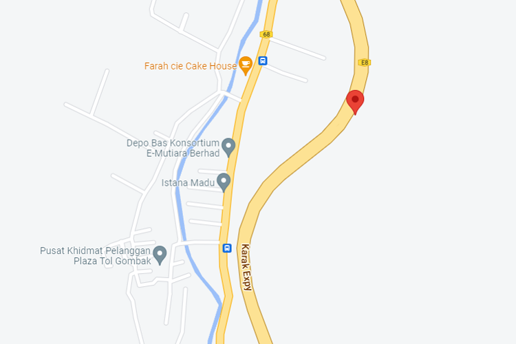 from Gombak / Kuala Lumpur towards Karak / Kuantan at KM 23.20, Eastbound (off road), Pahang