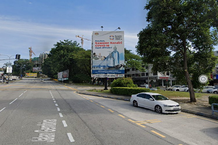 1 Sided Vertical Minipole Billboard at Plaza OUG Jalan Gembira (B), Kuala Lumpur