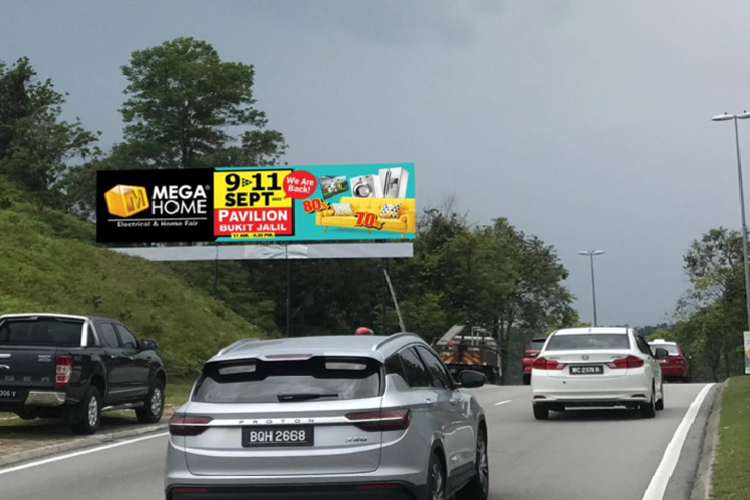 1 Panel Free Standing Billboard at Persiaran Puncak Jalil, Bukit Jalil, Kuala Lumpur
