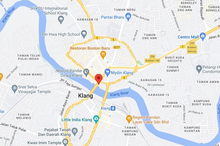 Jalan Jambatan Kota, Central Klang, Selangor