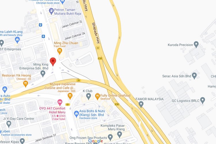 Jalan Meru, Klang, Selangor (towards Columbia Asia Hospital - Klang [B])