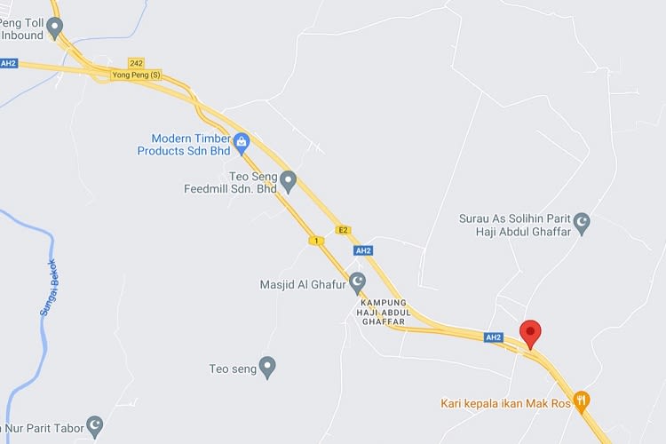 NSE KM088.4, Ayer Hitam, Johor (from Johor Bahru to Kuala Lumpur)