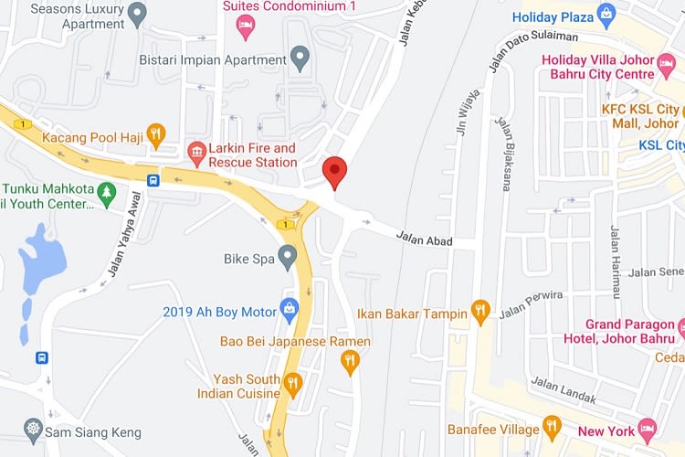 Jalan Kebun Teh, Johor Bahru, Johor (cross junction)