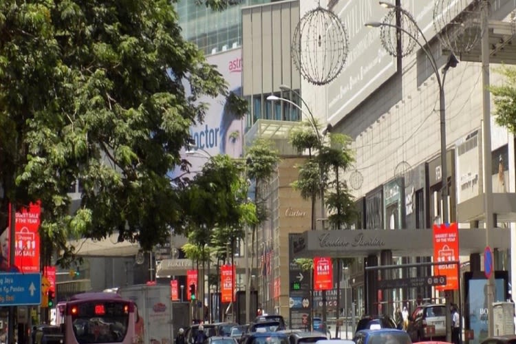 19 Panel Digital Street Bunting Billboard at Jalan Bukit Bintang, Kuala Lumpur (in front Pavilion KL)