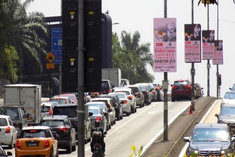 13 Panel Digital Street Bunting Billboard at Jalan Maarof 2, Bangsar, Kuala Lumpur (in front BSC)