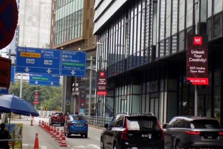 29 Panel Digital Street Bunting Billboard at KL Sentral Station, Jalan Travers & Jalan Bangsar, Kuala Lumpur