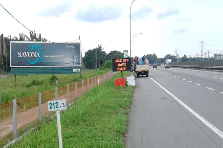 1 Panel Free Standing Billboard at NSE KM212.3, Matang, Taiping, Perak (SB)