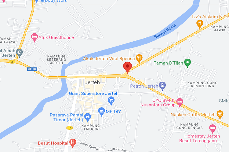 Kampung Gong Kemuntong, Jerteh, Terengganu (from Kampung Raja)