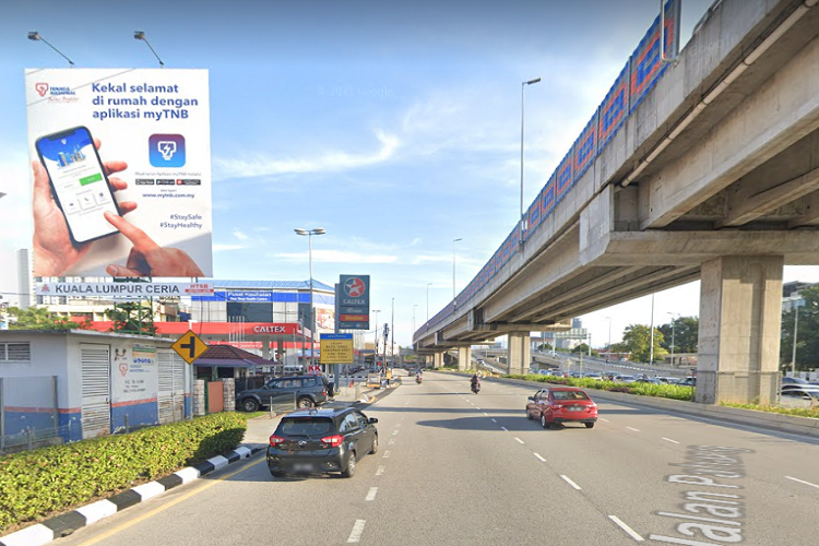 1 Sided Minipole Billboard at Jalan Pahang, Kuala Lumpur