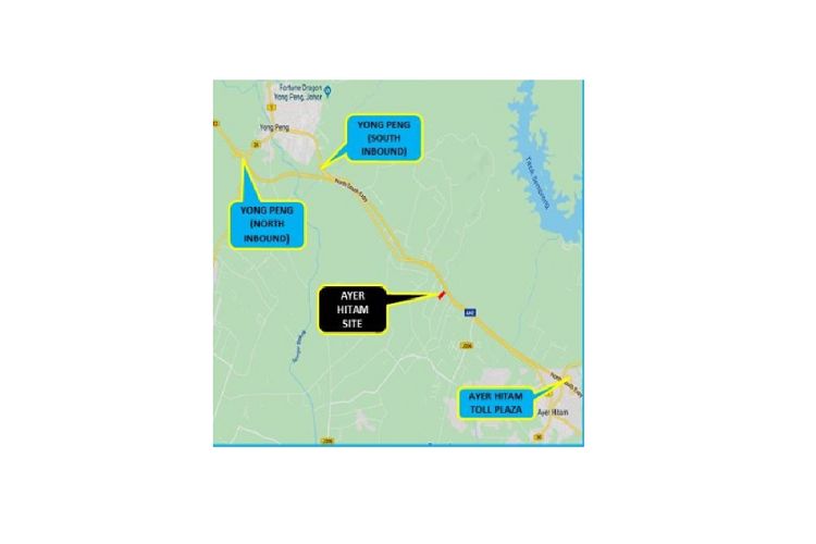 North South Expressway KM86.0, Ayer Hitam, Johor