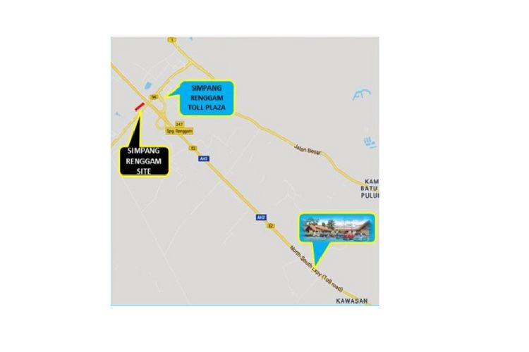 North South Expressway, Simpang Renggam KM59.0, Johor