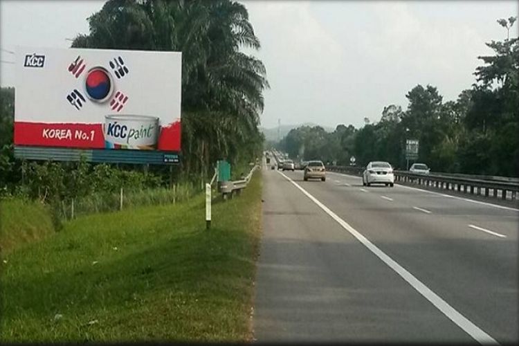 1 Sided Free Standing Billboard at North South Expressway KM320.3, Bidor, Perak