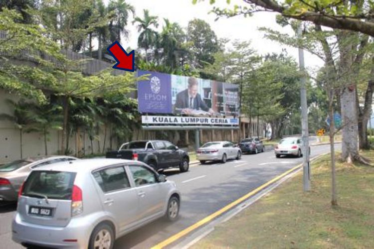 1 Sided Free Standing Billboard at Bukit Damansara Intersection, Selangor