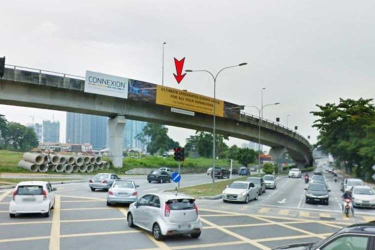 1 Sided Overhead Bridge Billboard at Jalan Templer / Jalan Gasing, Petaling Jaya, Selangor (near PJ Old Town)