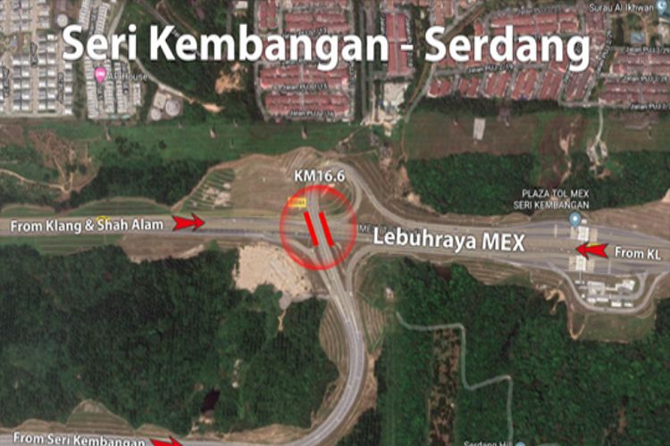MEX Highway KM16.6, Seri Kembangan, Selangor