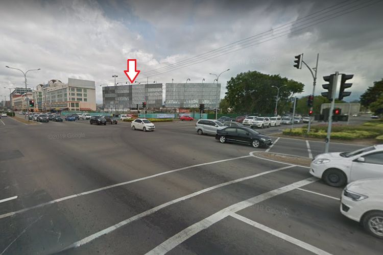 1 Sided Free Standing Billboard at Jalan Sembulan / Jalan Coastal opposite Grace Villa Apartment, Sabah