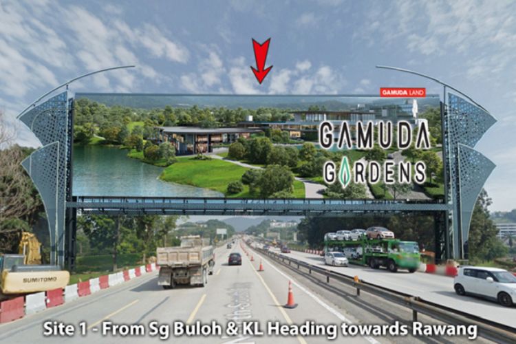 2 Sided Giant Gantry Billboard at Sungai Buloh - Lebuhraya Utara Selatan (KM456.5), Selangor