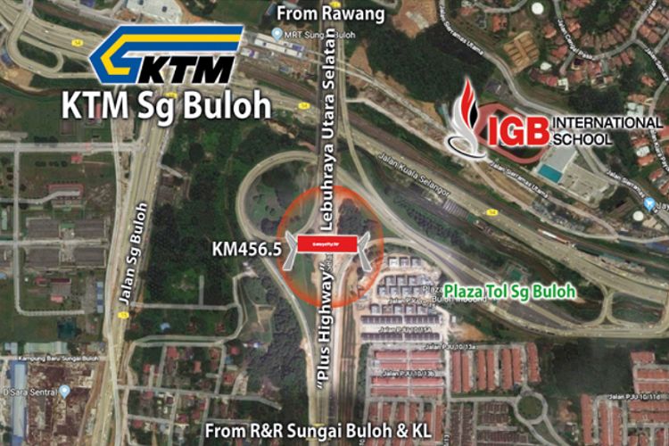 Sungai Buloh - Lebuhraya Utara Selatan (KM456.5), Selangor