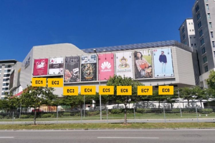 1 Sided Wall-Banner Billboard at Imago Shopping Mall (B), Sabah