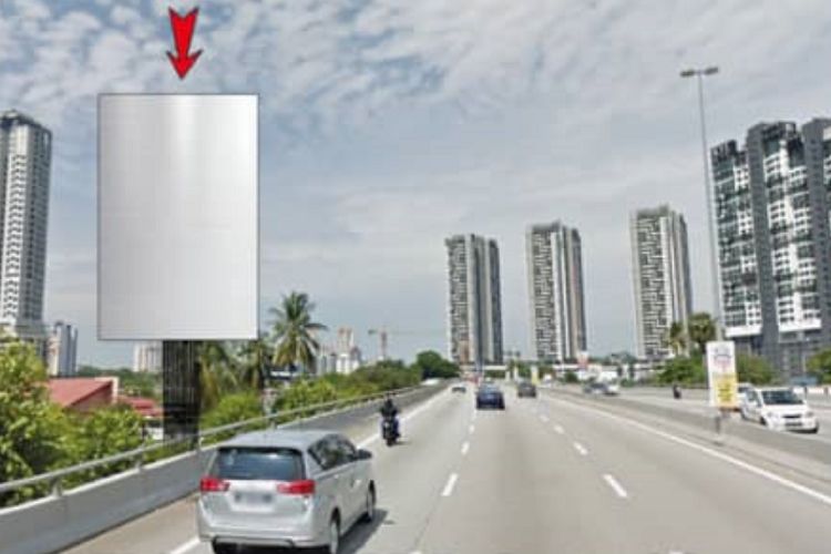 2 Sided Unipole Billboard at NPE Plaza Tol PJ (KM9.5), Kuala Lumpur
