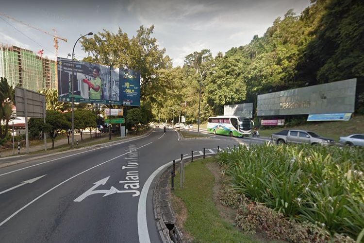 1 Sided Free Standing Billboard at Perkasa roundabout, Sabah