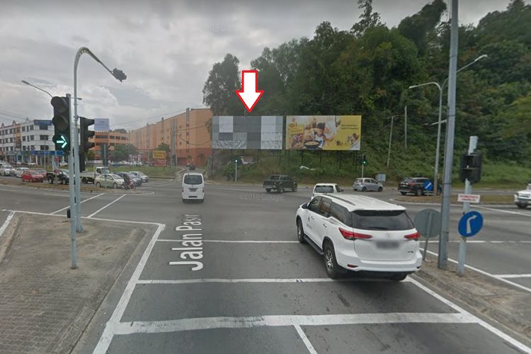 1 Sided Free Standing Billboard at Jalan Tuaran / Jalan Pasir near Plaza Juta & Servay Hypermarket, Sabah