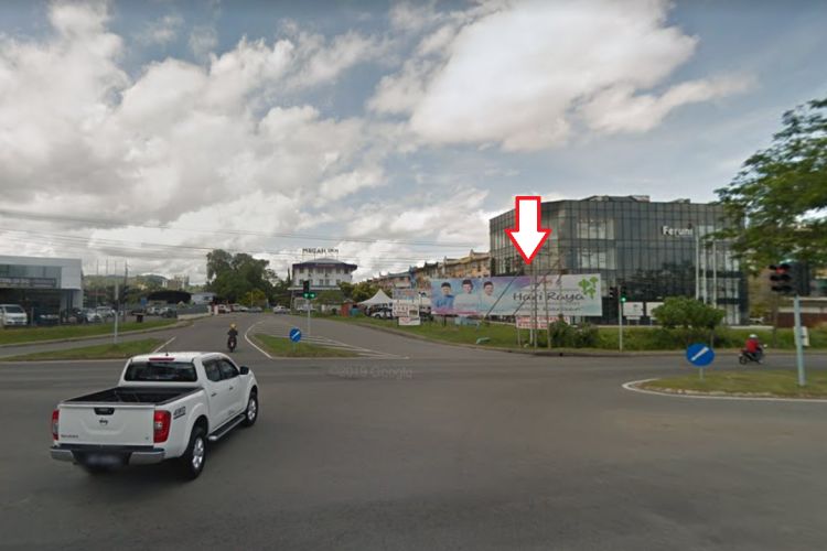 Jalan Tuaran near Volkswagen Showroom, Sabah