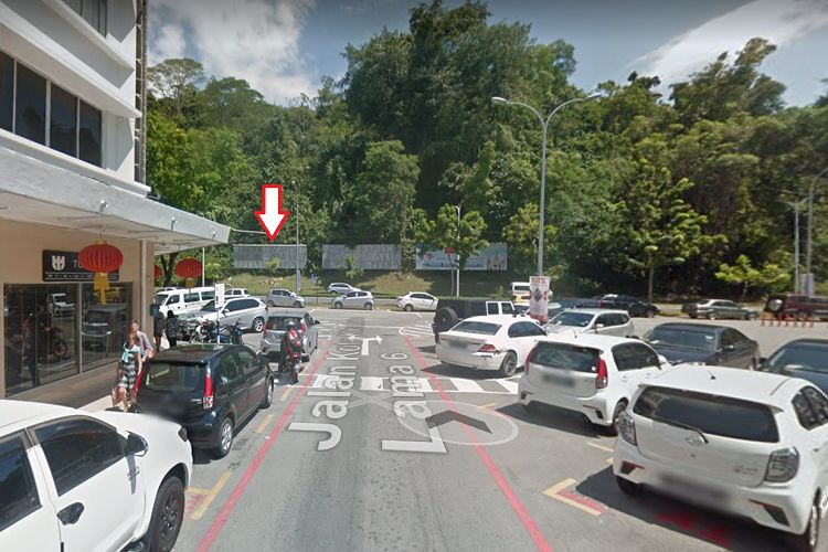 1 Sided Free Standing Billboard at Jalan KK Bypass opposite Tong Hing Supermarket, Sabah