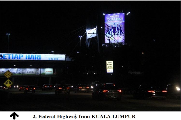 Federal Highway / LDP, Petaling Jaya, Selangor (Opposite Icon City)