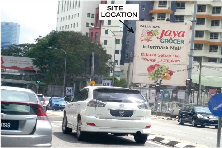 1 Sided Unipole Billboard at Jalan Ampang (A), Kuala Lumpur