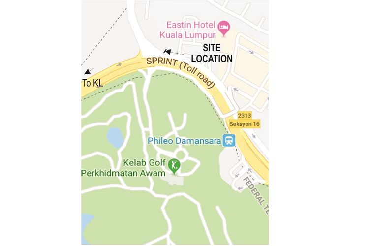 Jalan Damansara / Jalan 16/11, in front of Phileo Damansara, Selangor