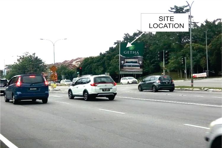 1 Sided Minipole Billboard at Persiaran Saujana Impian, Kajang, Selangor