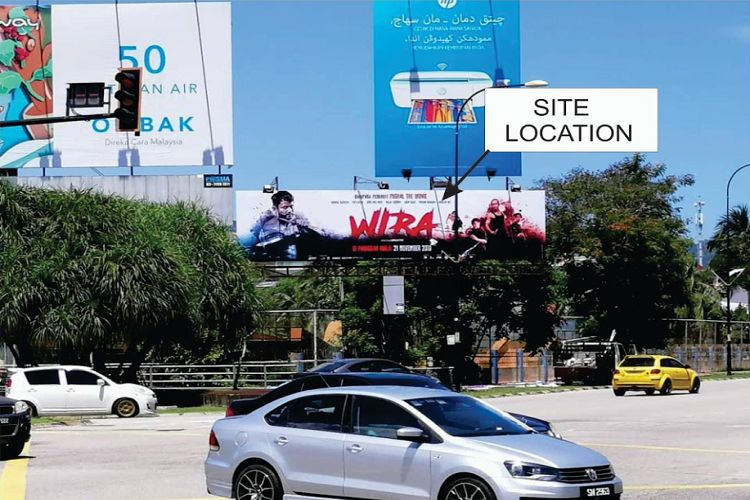 1 Sided Free Standing Billboard at Intersection of Jalan Tun Ismail / Jalan Bukit Sekilau, Pahang