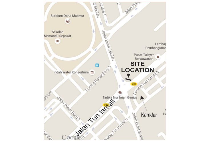 Intersection of Jalan Tun Ismail / Jalan Bukit Sekilau, Pahang