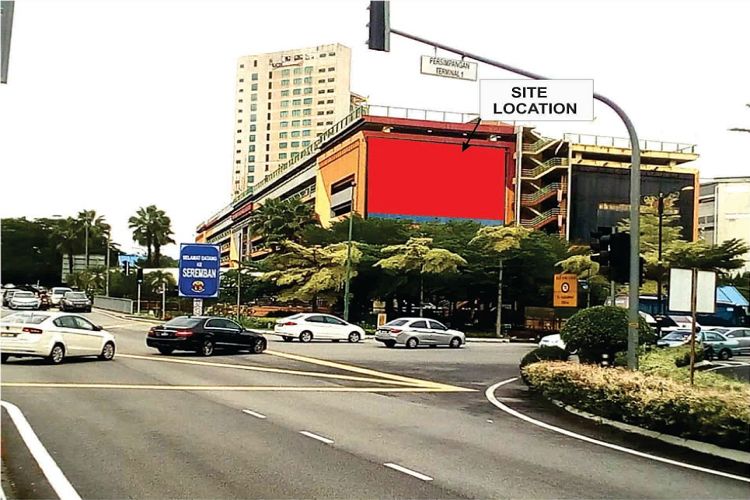 1 Sided Wall-Banner Billboard at Terminal One, Negeri Sembilan