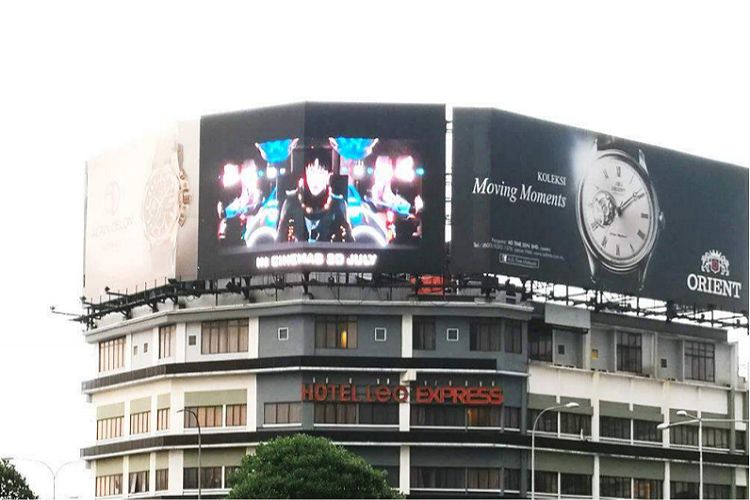 1 Sided Digital Screen Billboard at Leo Express Hotel Jalan Loke Yew, Kuala Lumpur