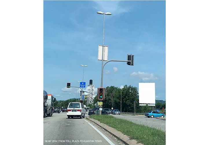 1 Sided Minipole Billboard at Jalan Sungai Lembing 6KM from Kuantan Toll Plaza & 5KM to town, Pahang